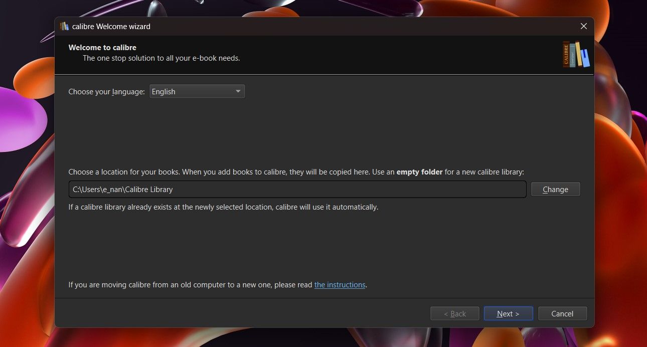 /nl/images/using-welcome-wizard-to-choose-location-for-calibre-books.jpg