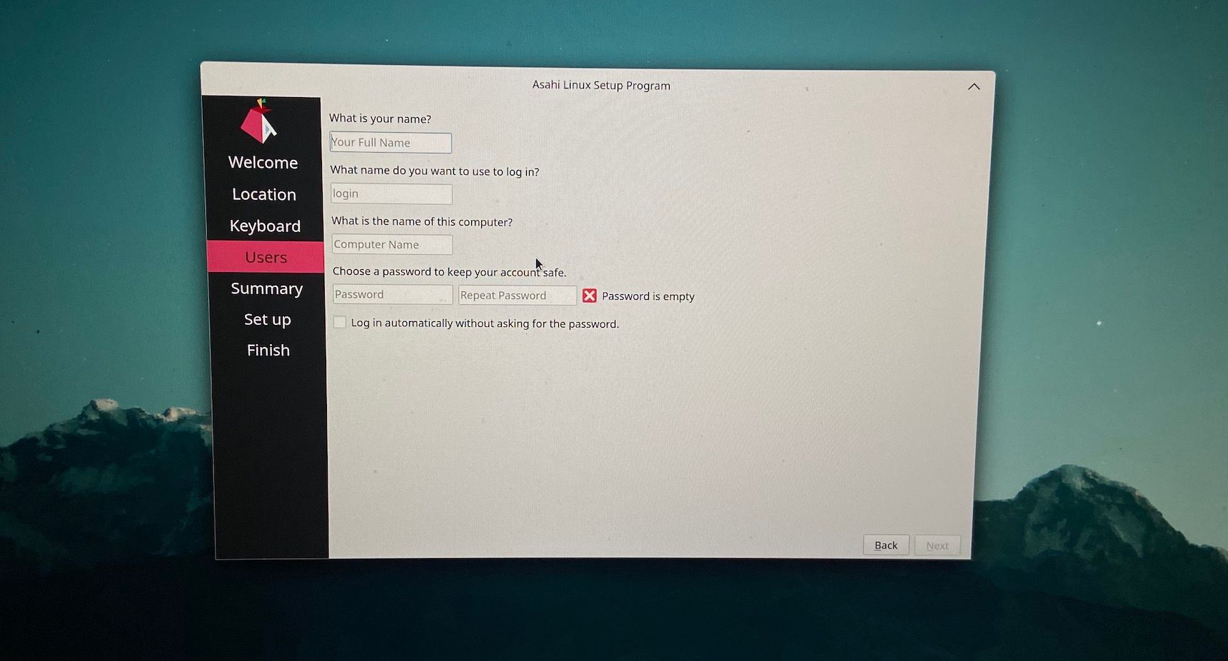 /pt/images/asahi-linux-first-setup-page.jpg