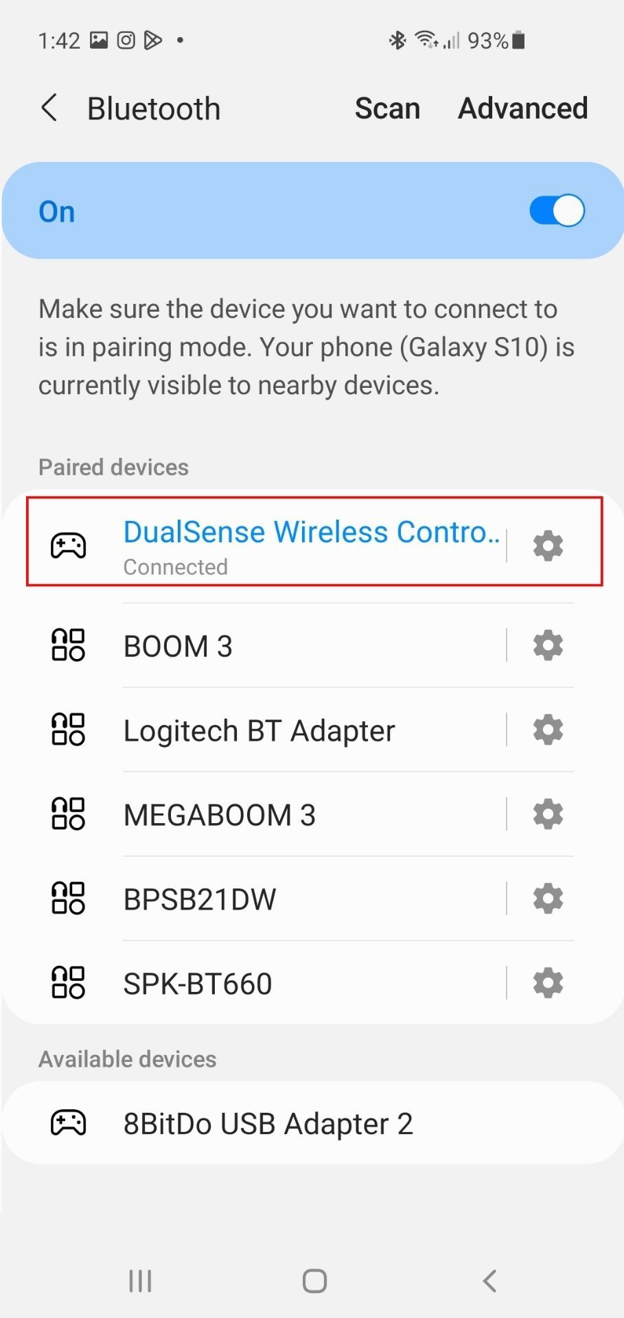 Como conectar o comando Dual Sense da PlayStation 5 a um smartphone Android