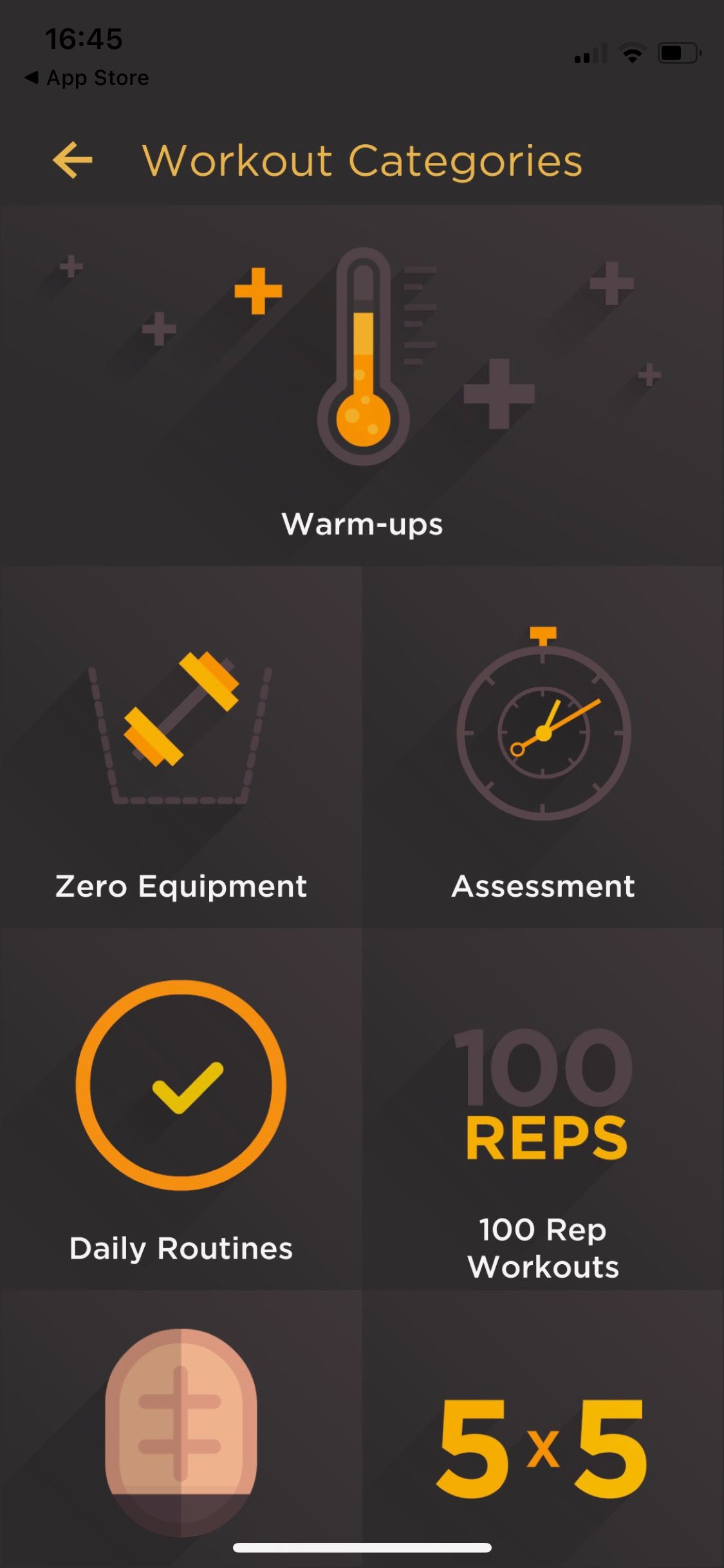 /sv/images/Screenshot-of-Al-Kavado-app-showing-workout-categories.jpeg