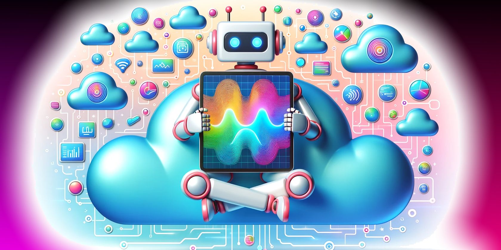 /sv/images/robot-holding-a-screen-showing-rainbow-colored-waves-with-processing-clouds-in-background.jpg