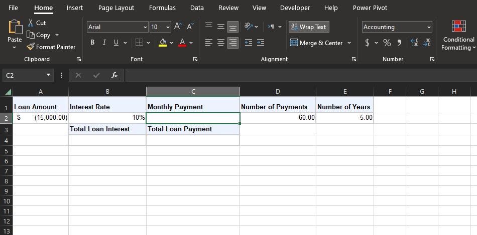 /sv/images/sample-spreadsheet-for-the-pmt-function-in-excel.jpg