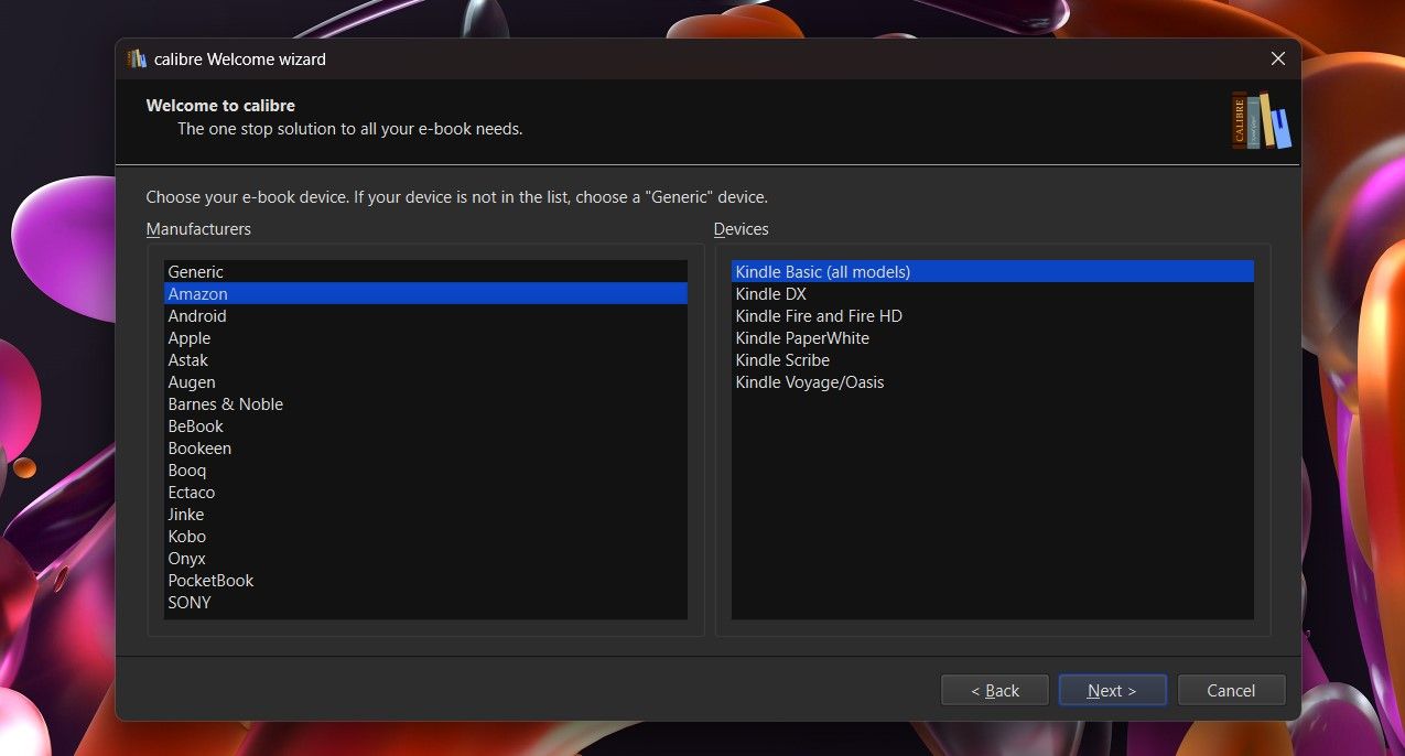/vi/images/choosing-preferred-device-in-calibre-welcome-wizard.jpg /vi/images/choosing-preferred-device-in-calibre-welcome-wizard.jpg