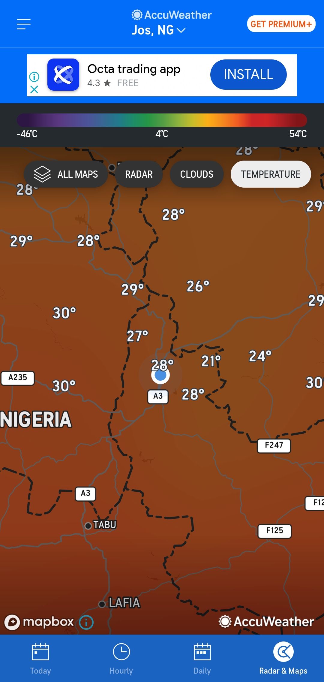 accuweather-radar-temperature