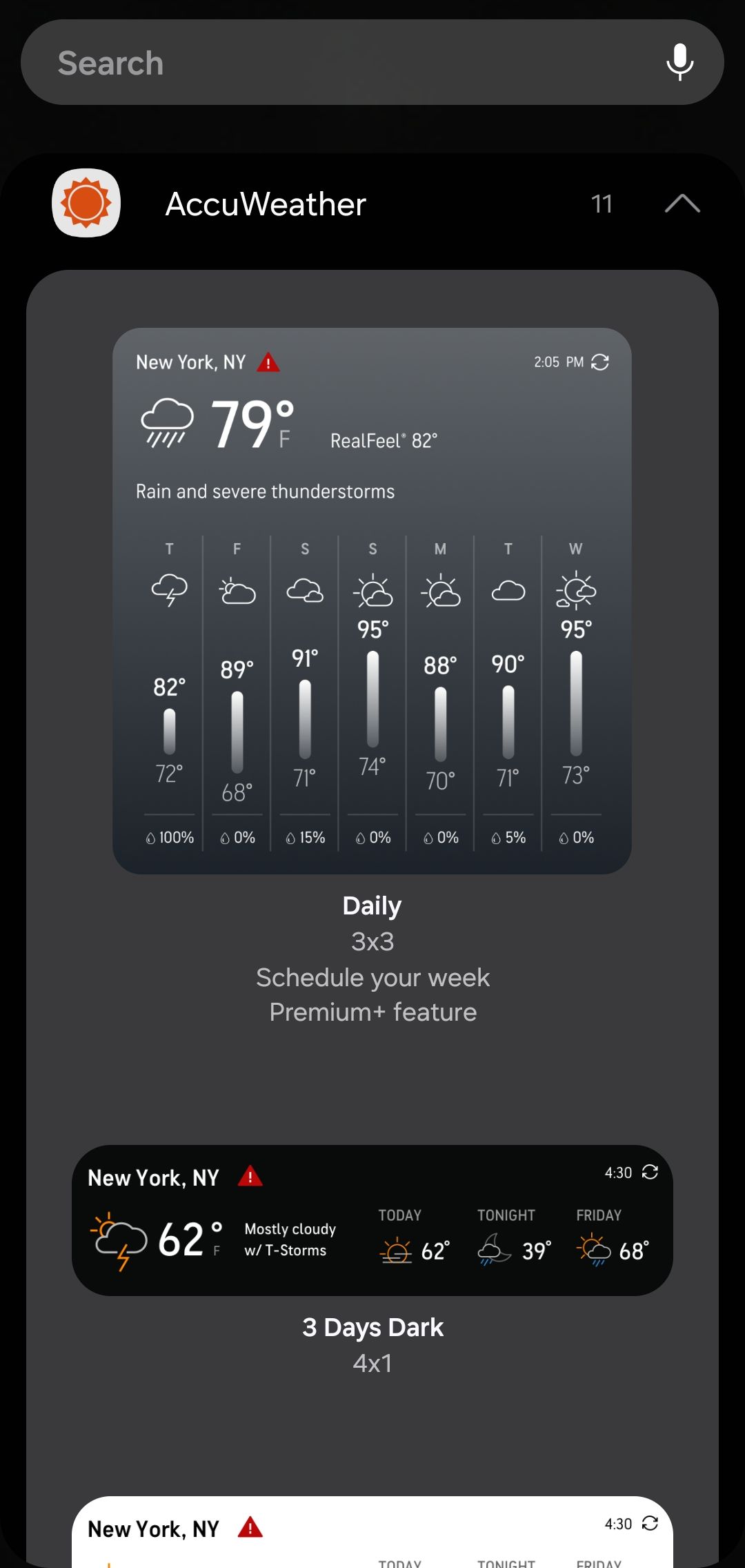 accuweather-widgets